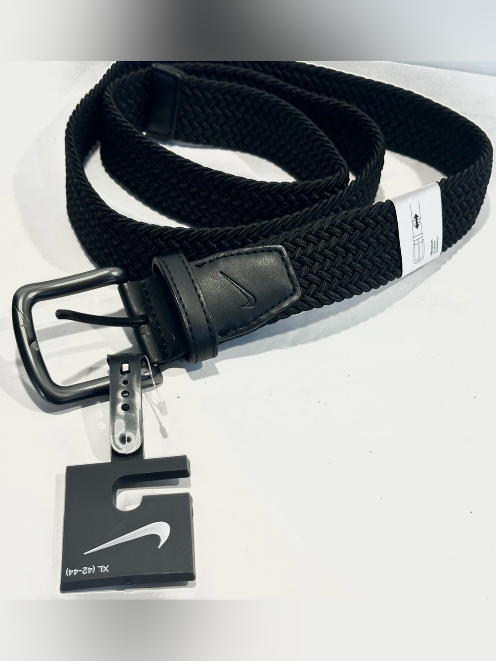 NIKE GOLF MEN'S MULTI-WEAVE STRETCH WOVEN BELT BLACK SIZE XL